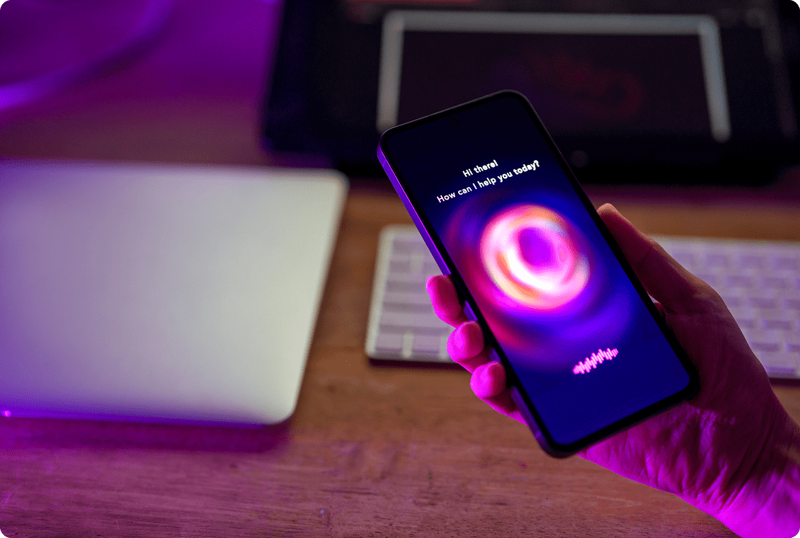 Mobile AI assistant in dark room